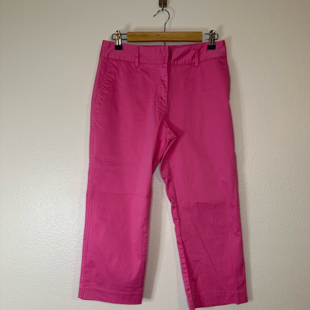 Lilly Pulitzer Hot Pink Cropped Pants